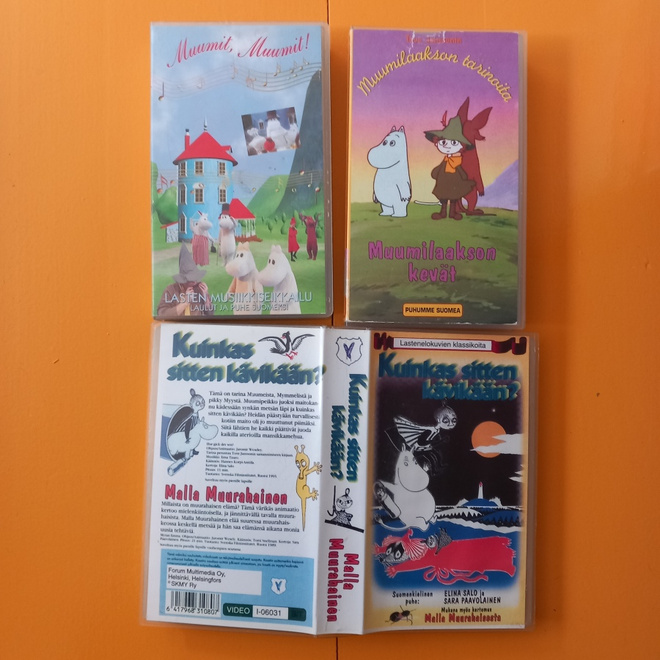 Muumi valikoima 3€/kpl [VHS]