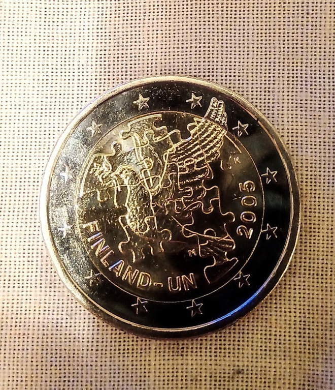 UN FINLAND 2 EUR KOLIKKO. 2005