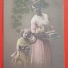 Vanha uudenvuoden kortti kulk. 1929 - pikkukuva 1