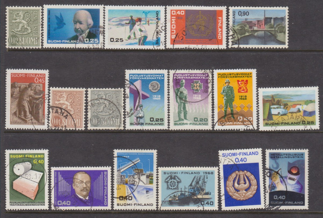 v.1968 Merkit leimattuna