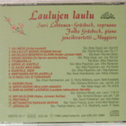 Suvi Lehtonen-Gräsbeck • Laulujen laulu CD - pikkukuva 3