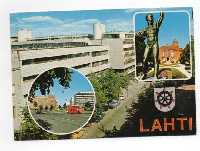 Lahti: Aleksanterinkatua ja alaston mies