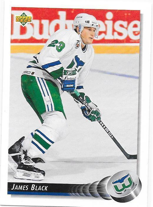 1992-93 Upper Deck #323 James Black Hartford Whalers