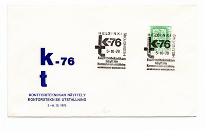 Helsinki: Konttoritekniikka (erikoisleima 5.10.1976)