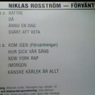 NIKLAS ROSSTRÖM ::: FÖRVÄNTNINGAR  ::: VINYYLI  LP      1987 - pikkukuva 5