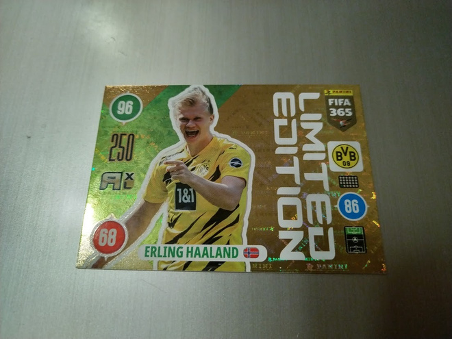 2021 Panini FIFA 365 Erling Haaland Limited Edition