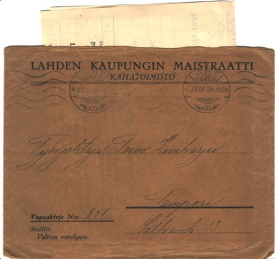 LAHTI VAPAAKIRJE-TAMPERE