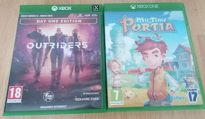 Pari Xbox One peliä
