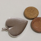 1975, Design Uuno A. Aro, Hopea sydän riipus - pikkukuva 3