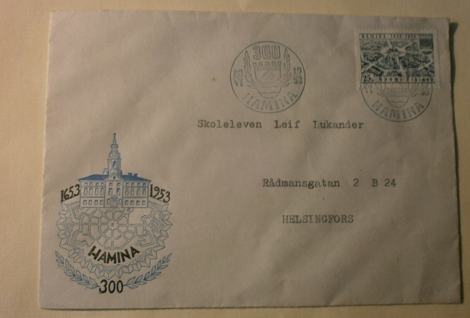 Hamina 300 vuotta, 20.6.1953 ep