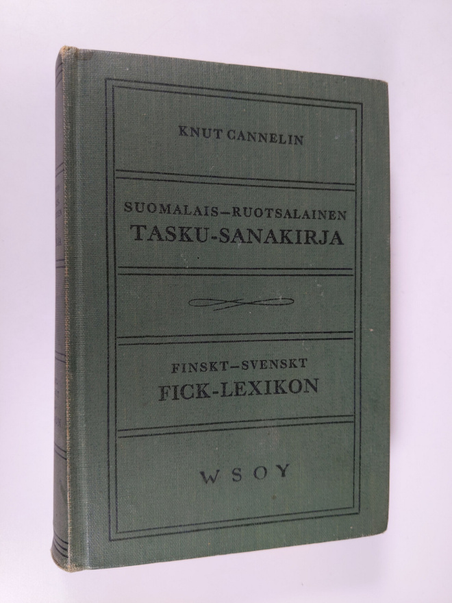 Knut Cannelin : Suomalais-ruotsalainen tasku-sanakirja