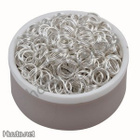 860 .. Hopean Värinen Rengas 8 / 6.5 mm ( 10 kpl = 0.60 eur - pikkukuva 2