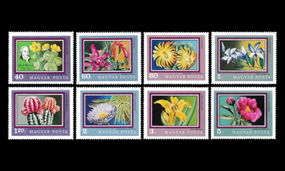 Unkari 2695-702 ** Kasvitieteellinen puutarha (1971)