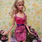 83 .. Käsityönä Tehty Kaunis Party Hame .. Barbie Ym.. - pikkukuva 1