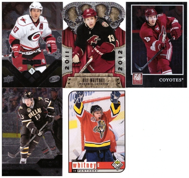 5 x Legenda RAY WHITNEY Coyotes, Panthers, Stars