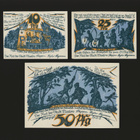 Saksa Notgeld 10, 25, 50 Pfg, Marlow 1922 - pikkukuva 2