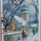 Curt Nyström: Äiti, lapsi ja vanhus menossa kirkkoon p. 1954 - pikkukuva 1