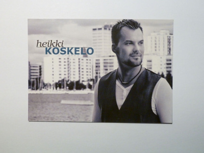HEIKKI KOSKELO Aamuun On Aikaa Fanikortti.