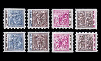 Ruotsi 580-3D ** Pronssitaidetaonta (1967)