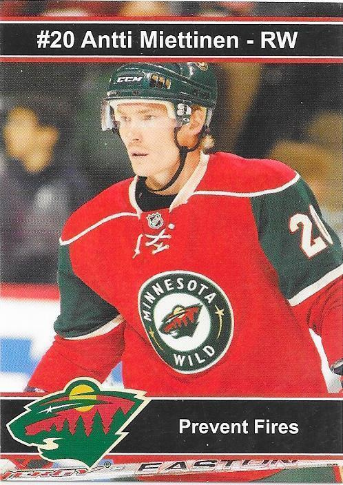2009-10 Minnesota Wild TeamIssue #5 Antti Miettinen HPK