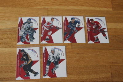 1995-96 Parkhurst International All-Stars kortteja 3.50e