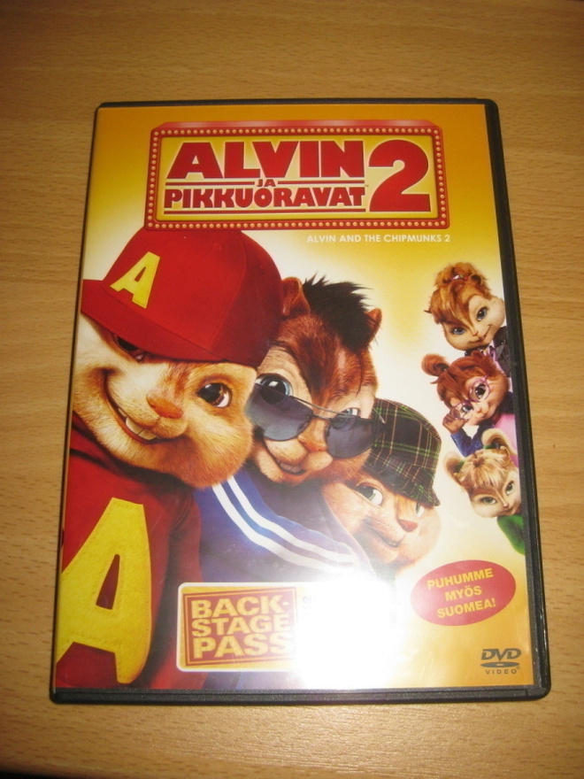 Alvin ja Pikkuoravat 2 DVD