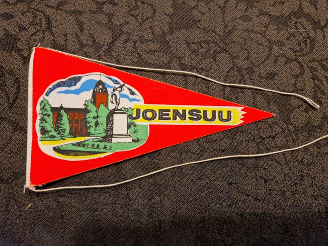 Joensuu vintage pieni matkailuviiri