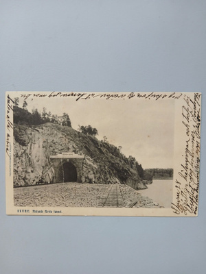 Skuru rautatie tunneli v.1904
