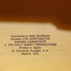 ARISTOKATIT KERÄILYKUVAT KANSIO ,DISNEY 1973 - pikkukuva 2