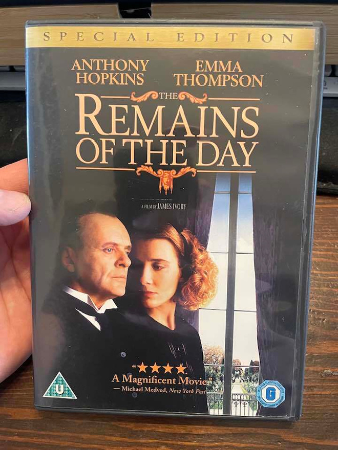 Remains of the day - Pitkän päivän ilta (dvd, 1993, FIN txt)