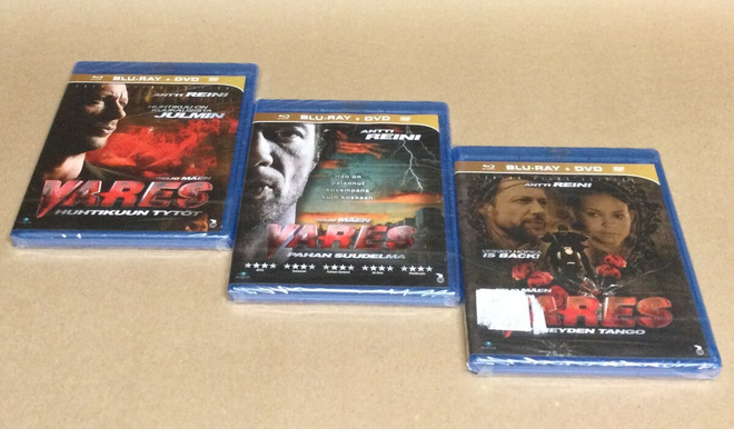 Vares-elokuvia Blu-ray