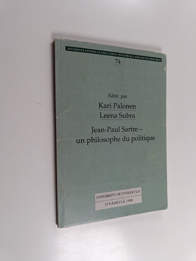 Leena Subra : Jean-Paul Sartre - un philosophe du politique