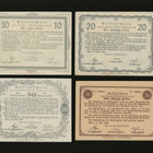Itävalta Notgeld 10, 20, 2x50 Heller, Niederösterreich 1920 - pikkukuva 2