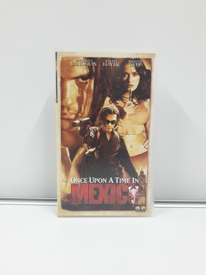 Once Upon A Time In Mexico (Banderas, Hayek, Depp, vhs)