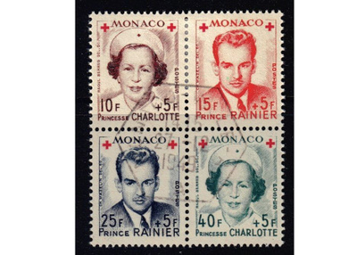 Monaco 1949 Punainen Risti o