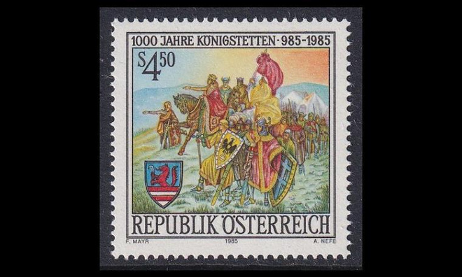 Itävalta 1825 ** Königstetten kunta 1000v (1985)