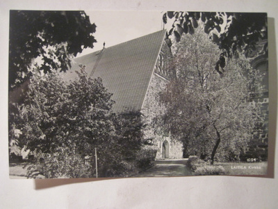 VANHA Postikortti Laitila 1950-l Alkup.Mallikappale