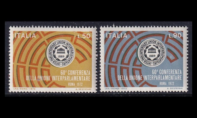 Italia 1373-4 ** IPUn 60. kokous (1972)