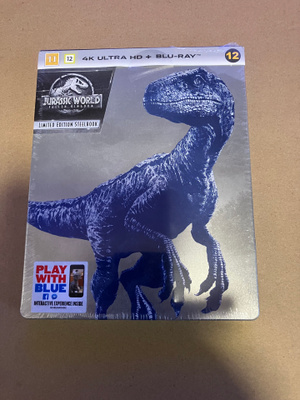 Jurassic World Fallen Kingdom (4K UHD+Blu Ray) Steelbok UUSI