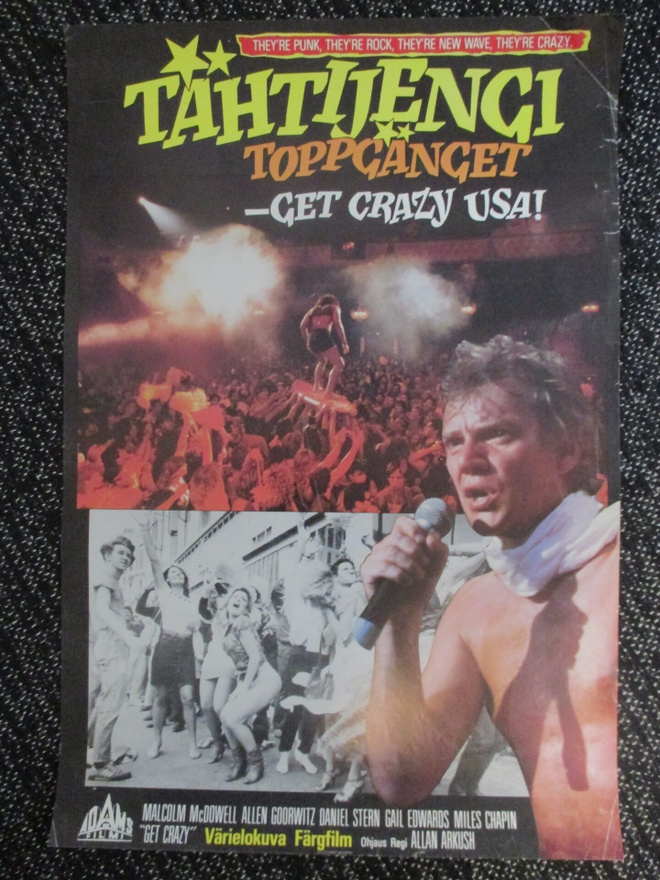 Tähtijengi - Get Crazy USA! (1983) - vanha elokuvajuliste