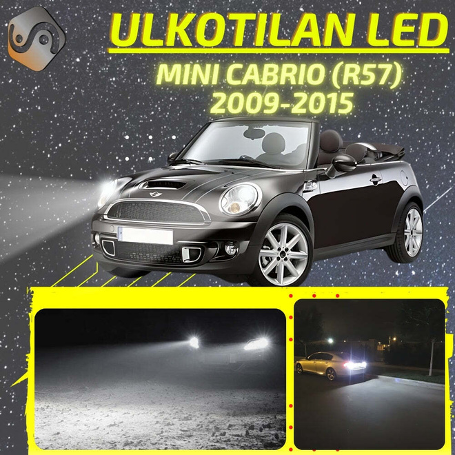 CABRIO (R57) 2009-2015 Ulkoiset LED -valot