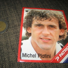 Michel Platini keräilykuva 1986 + tarra - pikkukuva 3