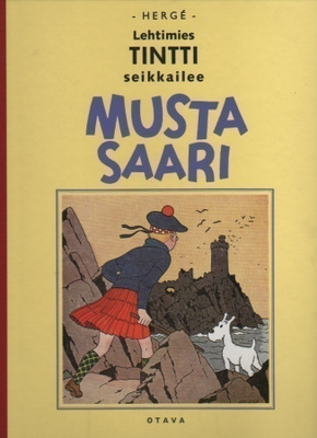 Herge: Musta saari, Otava 2016, sid., 2.p., K4 (faksimile)
