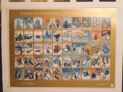 Tanska joulumerkkiarkki 1994