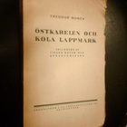 Theodor Homen ÖSTKARELEN OCH KOLA LAPPMARK (1 p.1920) - pikkukuva 1