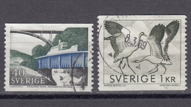 Ruotsi 1968 Fa 620A, 621 Dalslandin kanava, kurjet