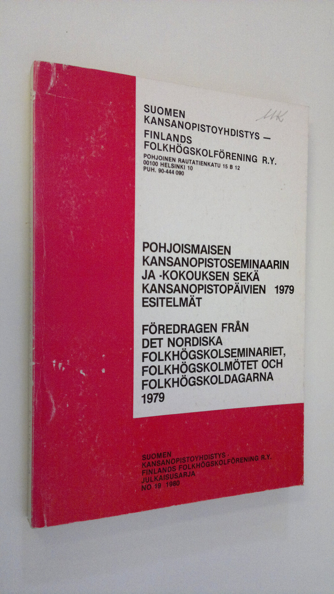 Reijo (toim.) Kauppila : Pohjoismaisen kansanopistosemina...