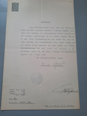 leimamerkki Helsinki Kumpula sukupuolitautisairaala v-1905