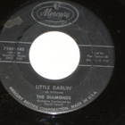 7" DIAMONDS - Little Darlin' - single 1957 rock & roll EX- - pikkukuva 1