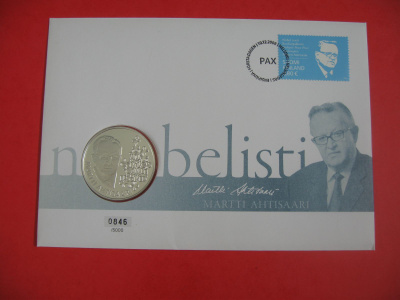 Martti Ahtisaari - hopeamitali